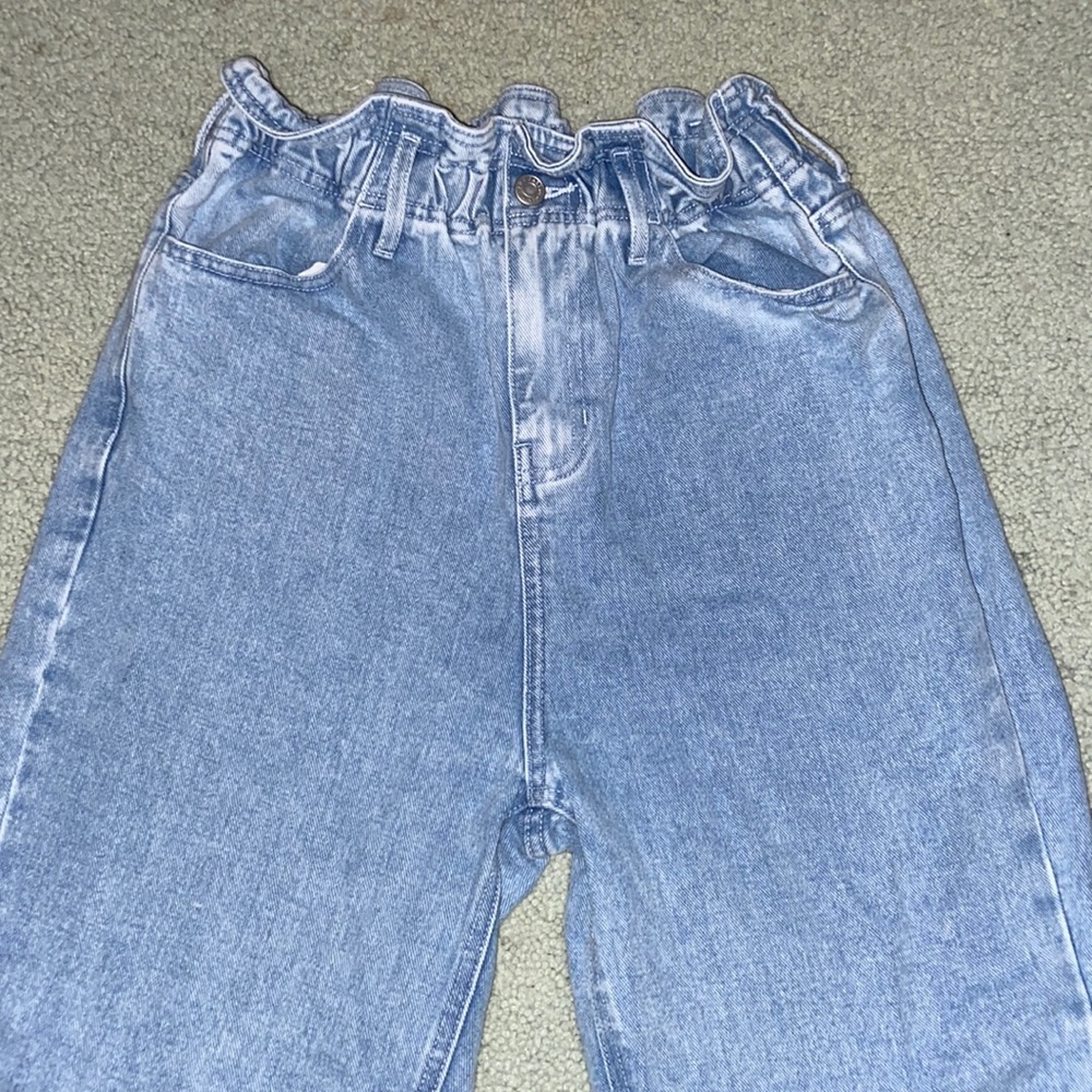 Pacsun High Rise Ruffled Mom Jeans